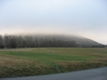 霧の中のハルツ山地