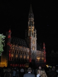 赤のブリュッセル市庁舎