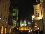 プラハ旧市街夜景