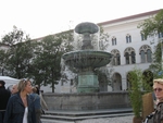 ミュンヘン大学の噴水